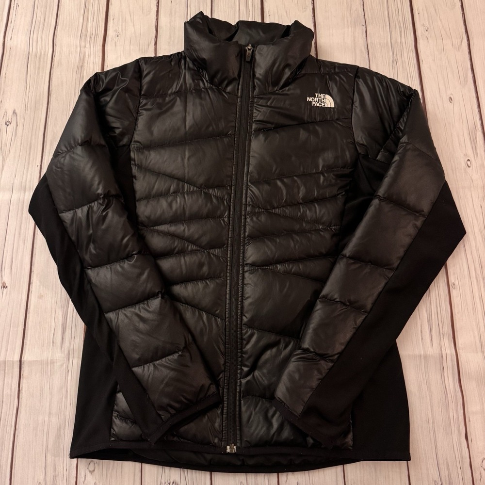 The‎ North Face 600 Fill Hybrid Down Jacket Womens Medium Black Stretch Puffer